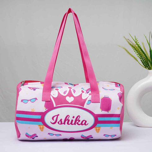 Personalised Sunglasses Printed Kids Duffle Bag