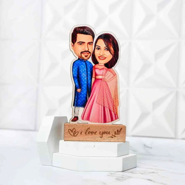 Personalised Table Top Photo Standee | Valentine Gifts