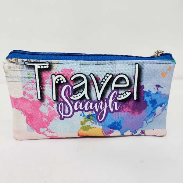 Personalised Travel Printed Pencil Pouch