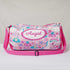 Personalised Unicorn Printed Kids Swimming Duffle Bag