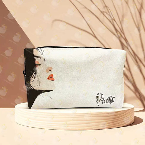 Personalised Valentines Day Make Up Pouch for Women