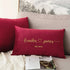 Personalised Velvet Couples Name Pillow