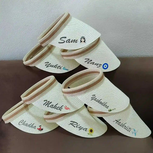 Personalised Visor Hat for Women's