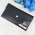 Personalised Women's Wallet With Charm - Black