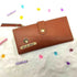 Personalised Women's Wallet With Charm - Tan