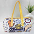 Personalised Yellow Printed Kids Duffle Bag
