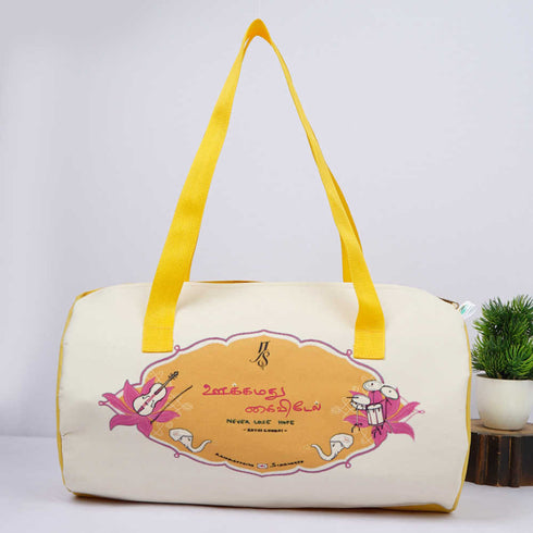 Personalised Yellow Swimming Duffle Bag for Kids