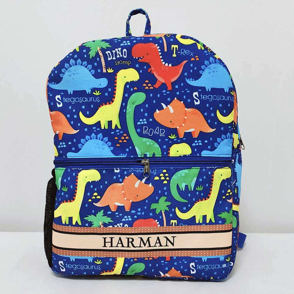 Personalised Animals Printed Kids Bag Pack