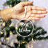 Personalised Best Wishes Ornaments for Christmas