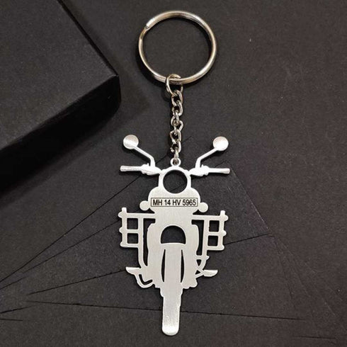 Personalised Bike Keychain With Name