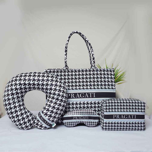 Personalised Black & White pattern Combo Gift Set