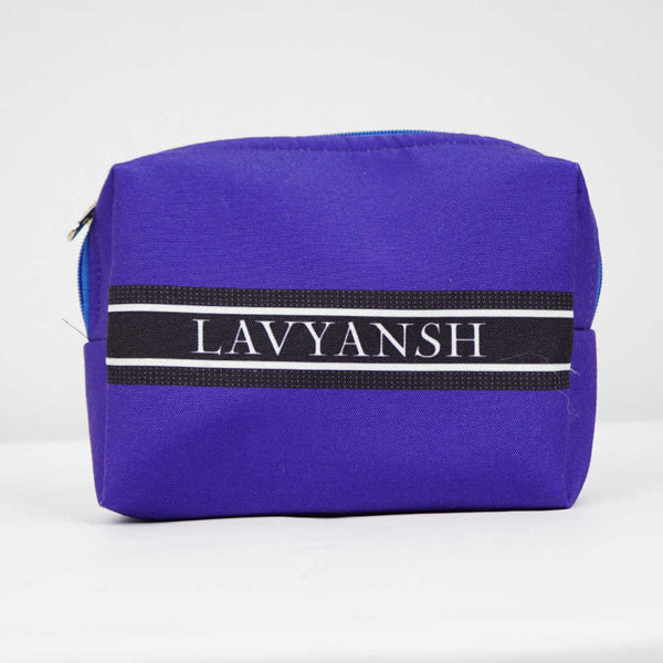 Personalised Blue Kids Printed Box Pouch