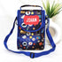 Personalised Blue Printed Kids Lunch Bag