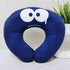 Personalised Blue Printed Kids Neck Pillow