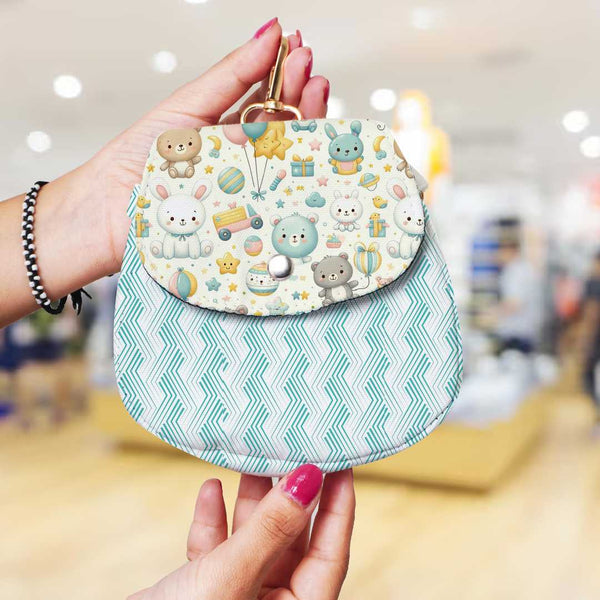 Personalised Bunny Printed Sling Bag for Kids