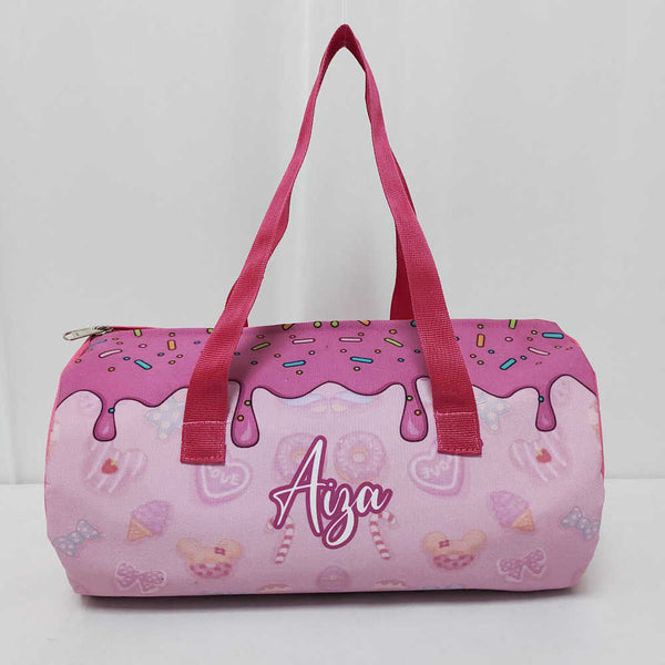 Personalised Candy Printed Kids Swimming Duffle Bag