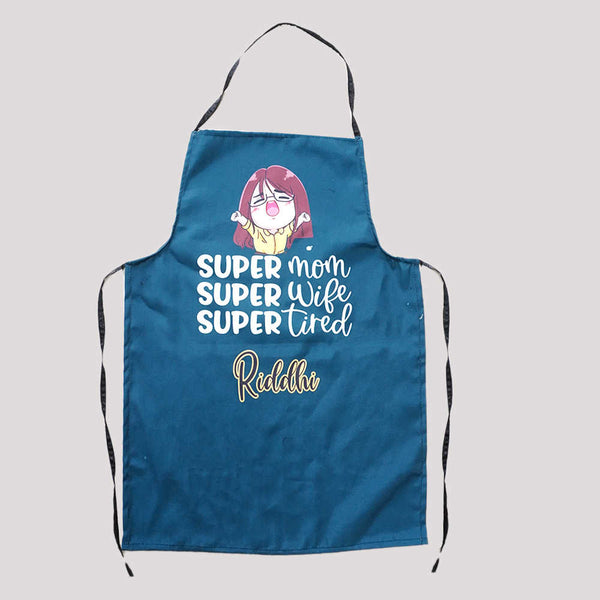 Personalised Canvas Cotton Kitchen Kids Apron