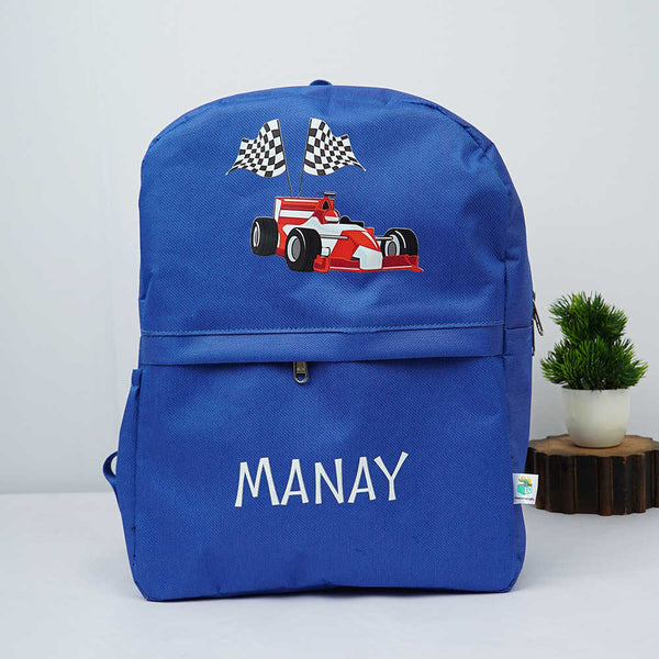 Personalized Car Printed Kids Backpack