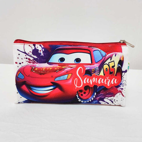 Personalised Car Printed Kids Pencil Pouch