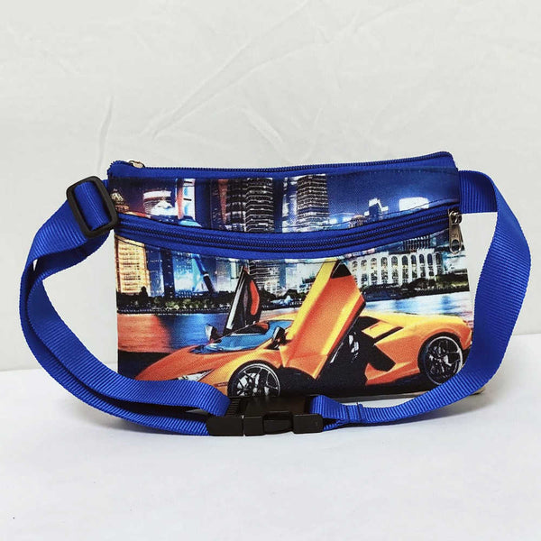 Personalised Car Printed Kids Waist Pouch