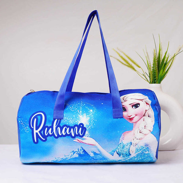 Personalised Cartoon Printed Kids Duffle Bag