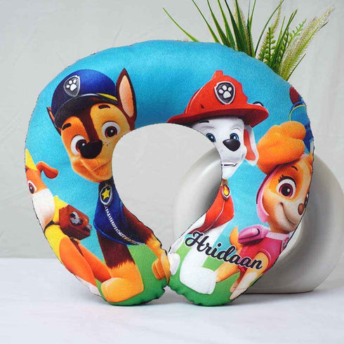 Personalised Cartoon Printed Kids Neck Pillow