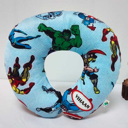 Personalised Cartoon Printed Kids Neck Pillow