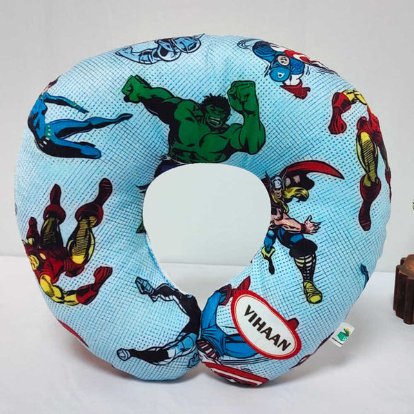 Personalised Cartoon Printed Kids Neck Pillow