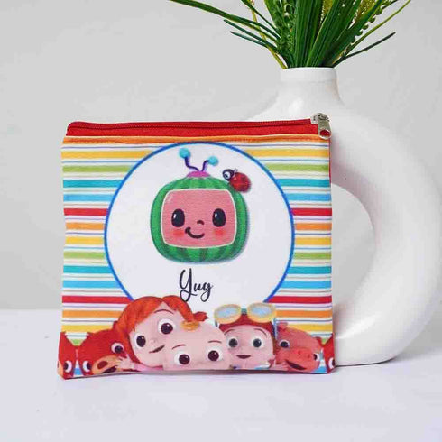 Personalised Cartoon Printed Kids Wet Pouch