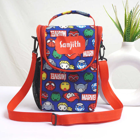 Personalised Cartoons Printed Kids Lunch Bag