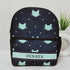 Personalised Cat Printed Kids Bag Pack