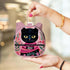 Personalised Cat Printed Backpack Keychain