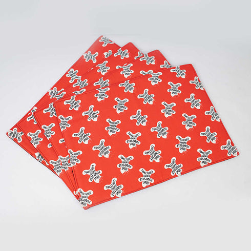 Personalised Christmas Dining Table Mats Set of 4
