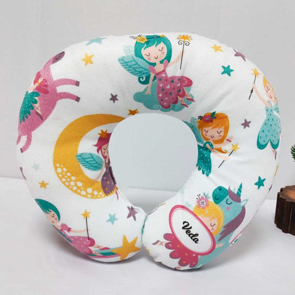 Personalised Fairy Printed Kids Neck Pillow