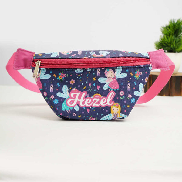 Personalised Fairy Printed Kids Waist Pouch
