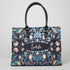 Personalised Floral Printed Box Bag