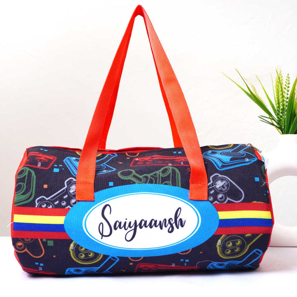 Personalised Game Printed Kids Swimming Duffle Bag