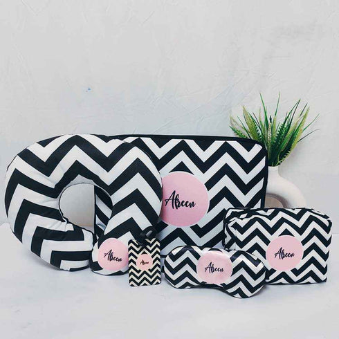 Personalised Geometric Laptop Sleeve/Cover Combo Gift Set