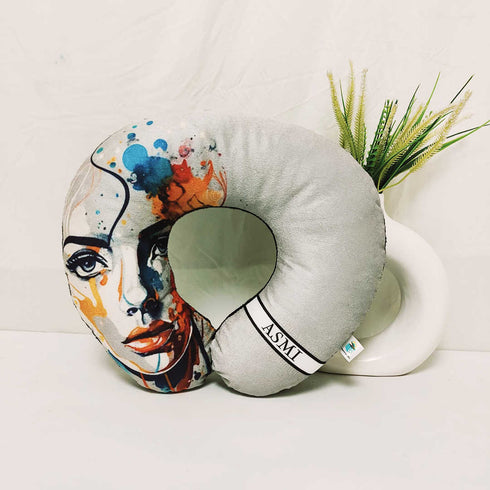 Personalised Girl Printed Neck Pillow
