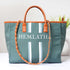 Personalised Green Strap Luna Handbag