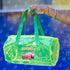 Personalized Kids Jelly Duffle Bag - Green