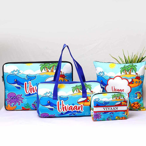 Personalised Laptop Sleeve/Cover Kids Combo Gift Set