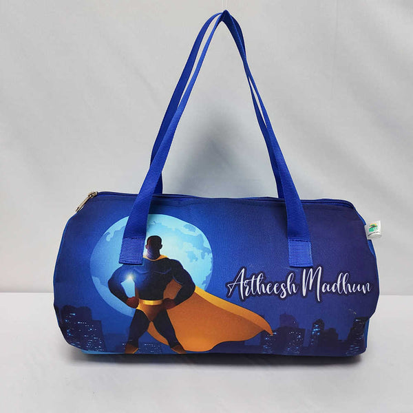 Personalised Moon Printed Kids Swimming Duffle Bag