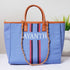 Personalised Sky Blue Strap Luna Handbag