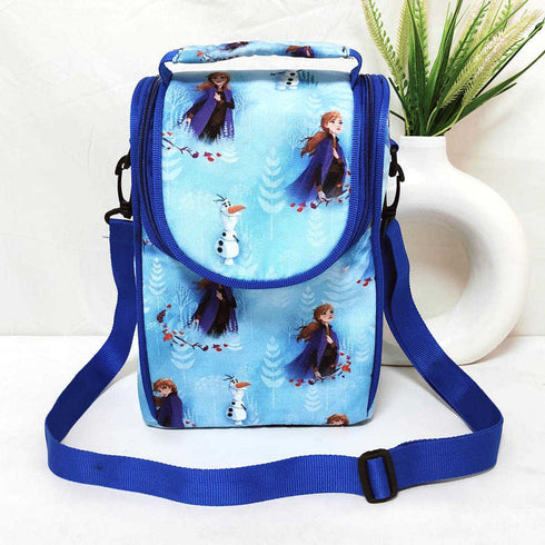 Personalised Snowmen Printed Kids Lunch Bag