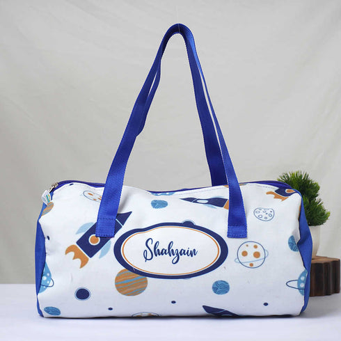 Personalised Space Printed Kids Bagpack Combo Gift Set