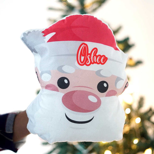 Personalised Stuffed Christmas Santa Claus Printed Pillow
