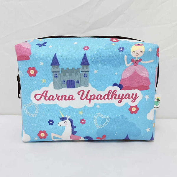 Personalised Unicorn Printed Kids Box Pouch