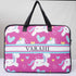 Personalised Unicorn Printed Kids Laptop Bag
