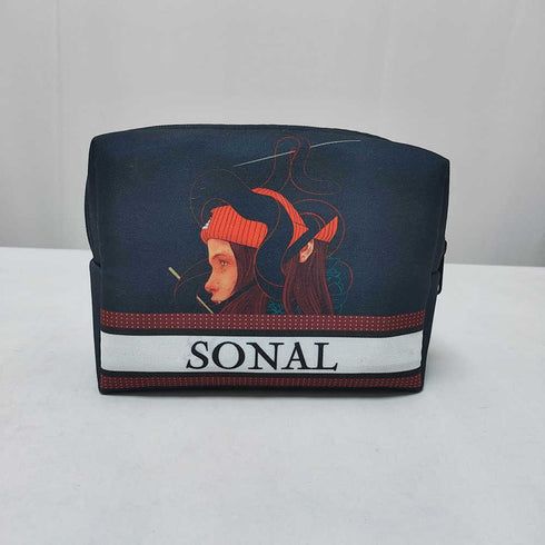 Personalised Women Printed Box Pouch